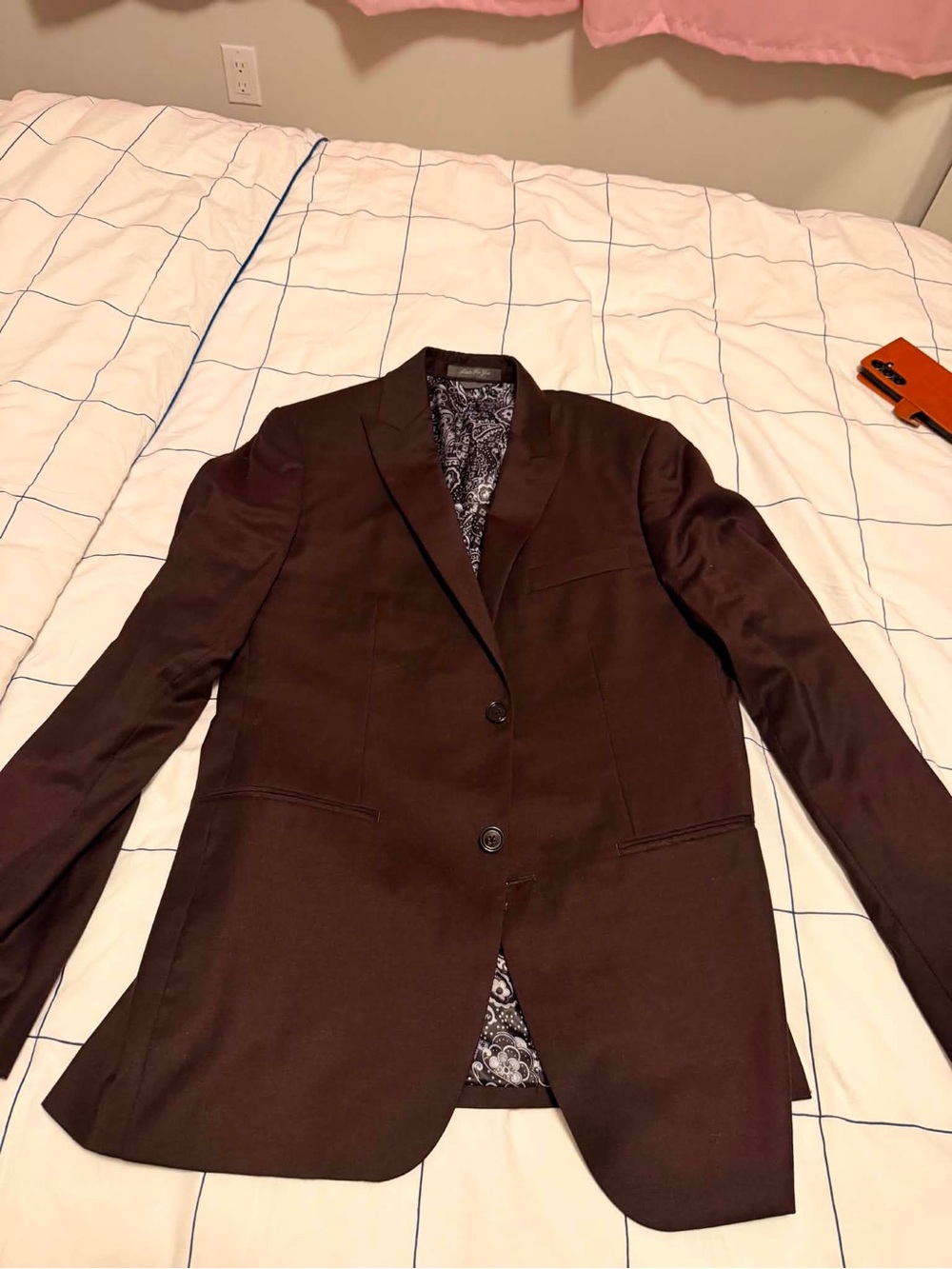 Indochino Men's Brown Single-Breasted Blazer - Tailored Sport Coat